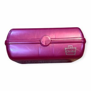 VTG Cabooodles Women’s Pink Iridescent Vintage Makeup Organizer Case